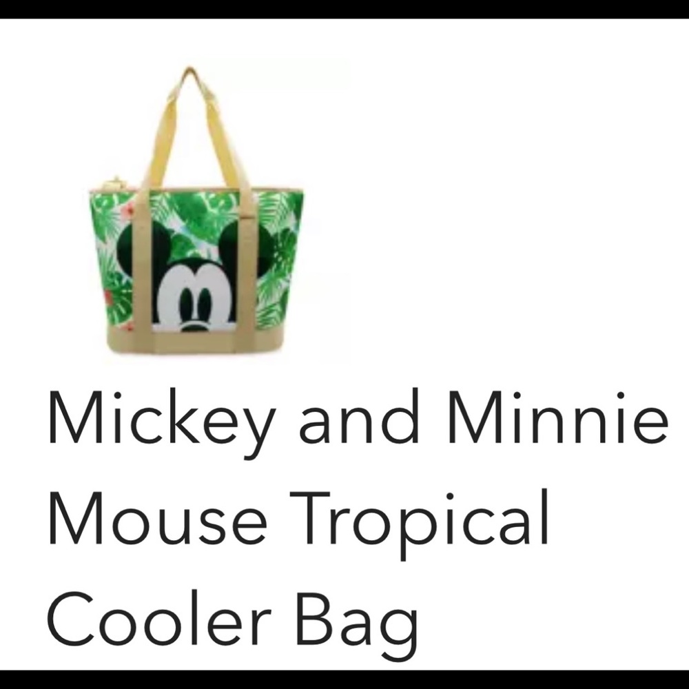 COPY - Mickey and Minnie Tropical Cooler Bag